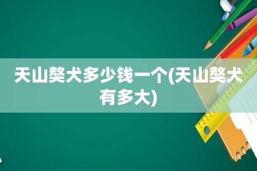天山獒犬多少钱一个(天山獒犬有多大)