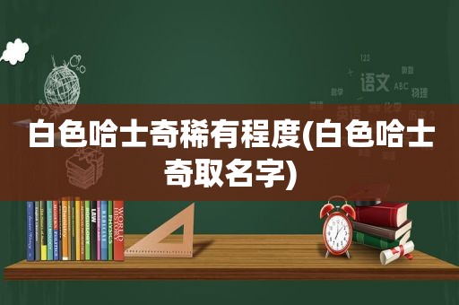 白色哈士奇稀有程度(白色哈士奇取名字)