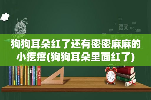 狗狗耳朵红了还有密密麻麻的小疙瘩(狗狗耳朵里面红了)