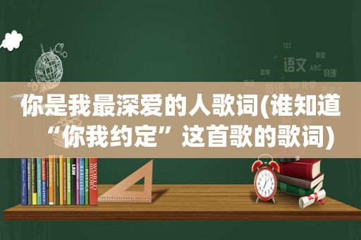 你是我最深爱的人歌词(谁知道“你我约定”这首歌的歌词)