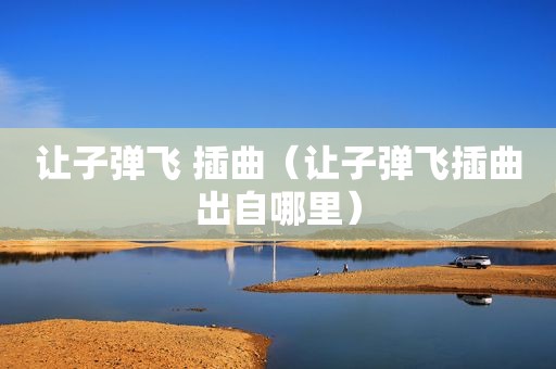 让子弹飞 插曲（让子弹飞插曲出自哪里）