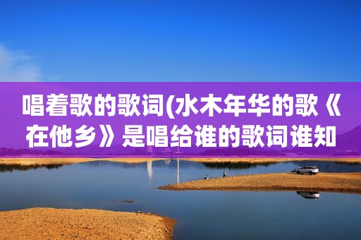 唱着歌的歌词(水木年华的歌《在他乡》是唱给谁的歌词谁知道啊谢谢)
