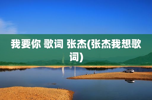 我要你 歌词 张杰(张杰我想歌词)