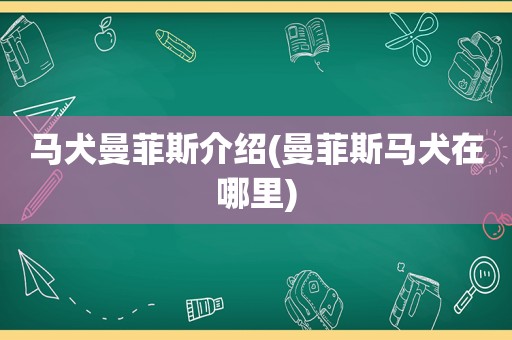 马犬曼菲斯介绍(曼菲斯马犬在哪里)