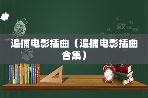 追捕电影插曲（追捕电影插曲合集）