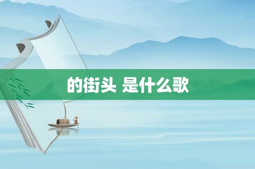 的街头 是什么歌