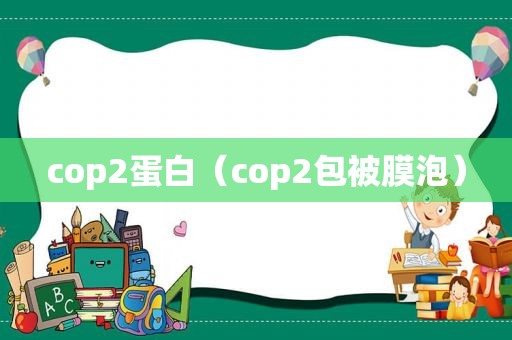 cop2蛋白（cop2包被膜泡）