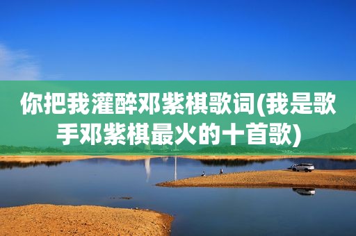 你把我灌醉邓紫棋歌词(我是歌手邓紫棋最火的十首歌)