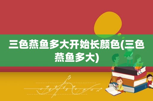 三色燕鱼多大开始长颜色(三色燕鱼多大)