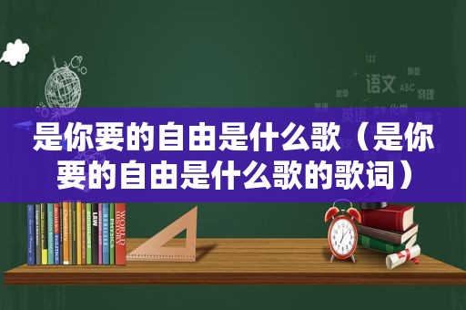 是你要的自由是什么歌（是你要的自由是什么歌的歌词）