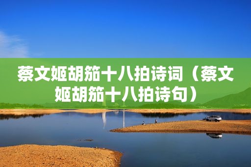 蔡文姬胡笳十八拍诗词（蔡文姬胡笳十八拍诗句）