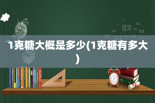 1克糖大概是多少(1克糖有多大)