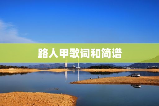 路人甲歌词和简谱