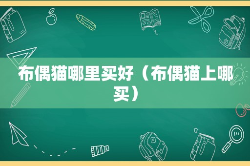 布偶猫哪里买好（布偶猫上哪买）