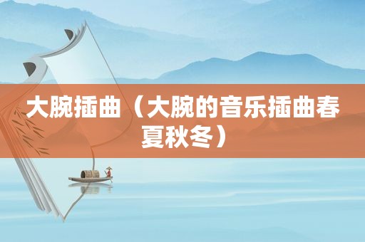 大腕插曲（大腕的音乐插曲春夏秋冬）