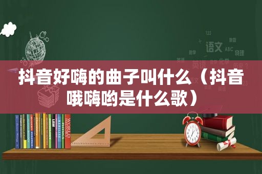 抖音好嗨的曲子叫什么（抖音哦嗨哟是什么歌）