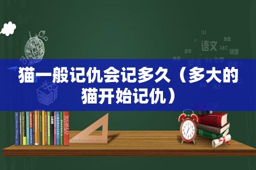 猫一般记仇会记多久（多大的猫开始记仇）