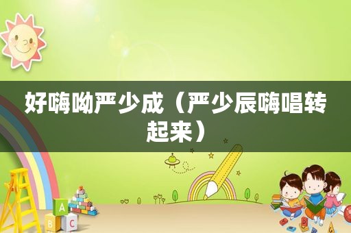 好嗨呦严少成（严少辰嗨唱转起来）