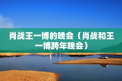 肖战王一博的晚会（肖战和王一博跨年晚会）