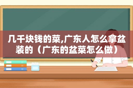 几千块钱的菜,广东人怎么拿盆装的（广东的盆菜怎么做）