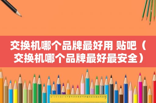交换机哪个品牌最好用 贴吧（交换机哪个品牌最好最安全）