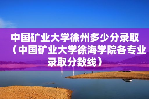 中国矿业大学徐州多少分录取（中国矿业大学徐海学院各专业录取分数线）