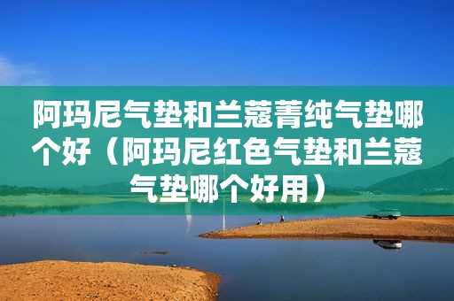 阿玛尼气垫和兰蔻菁纯气垫哪个好（阿玛尼红色气垫和兰蔻气垫哪个好用）