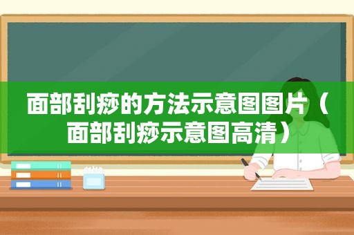 面部刮痧的方法示意图图片（面部刮痧示意图高清）
