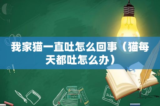 我家猫一直吐怎么回事（猫每天都吐怎么办）