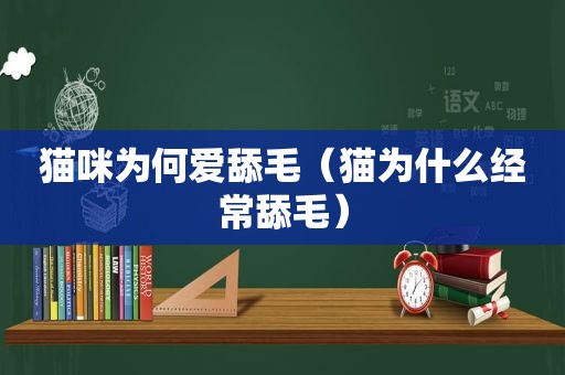 猫咪为何爱舔毛（猫为什么经常舔毛）