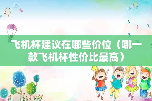 飞机杯建议在哪些价位（哪一款飞机杯性价比最高）