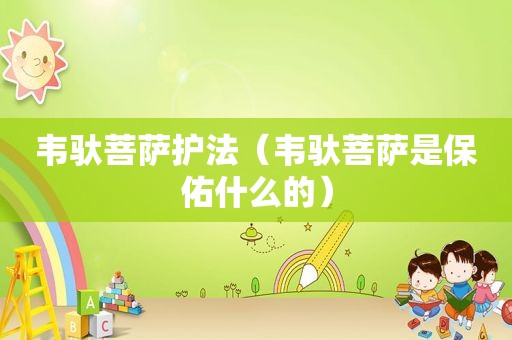 韦驮菩萨护法（韦驮菩萨是保佑什么的）