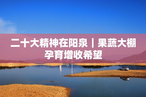 二十大精神在阳泉｜果蔬大棚孕育增收希望