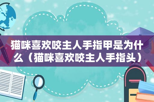 猫咪喜欢咬主人手指甲是为什么（猫咪喜欢咬主人手指头）