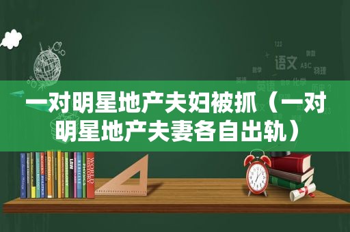 一对明星地产夫妇被抓（一对明星地产夫妻各自出轨）