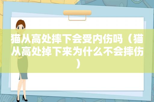 猫从高处摔下会受内伤吗（猫从高处掉下来为什么不会摔伤）