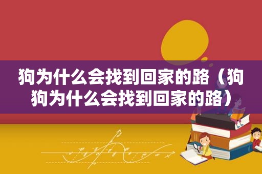 狗为什么会找到回家的路（狗狗为什么会找到回家的路）