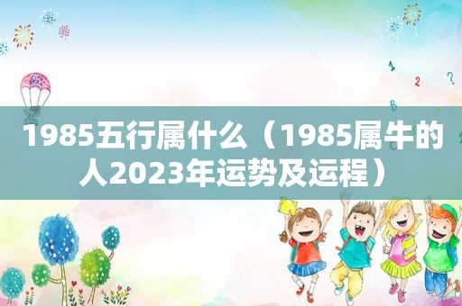 1985五行属什么（1985属牛的人2023年运势及运程）