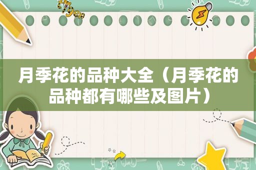 月季花的品种大全（月季花的品种都有哪些及图片）