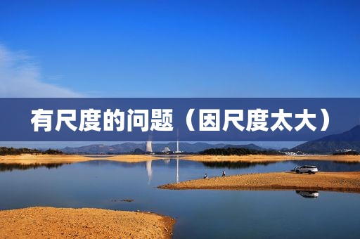 有尺度的问题（因尺度太大）