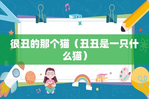 很丑的那个猫（丑丑是一只什么猫）