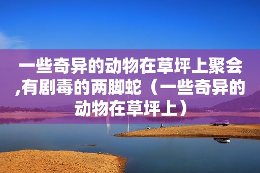 一些奇异的动物在草坪上聚会,有剧毒的两脚蛇（一些奇异的动物在草坪上）