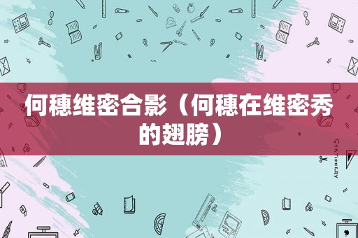 何穗维密合影（何穗在维密秀的翅膀）