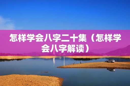 怎样学会八字二十集（怎样学会八字解读）