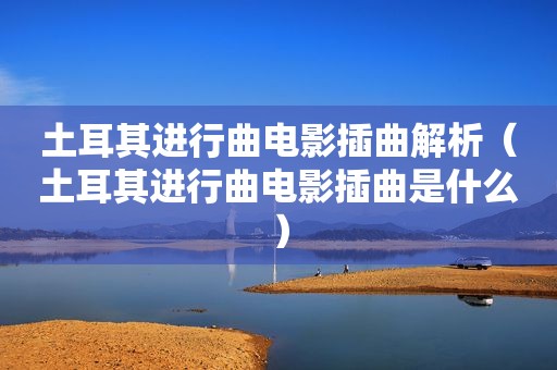 土耳其进行曲电影插曲解析（土耳其进行曲电影插曲是什么）