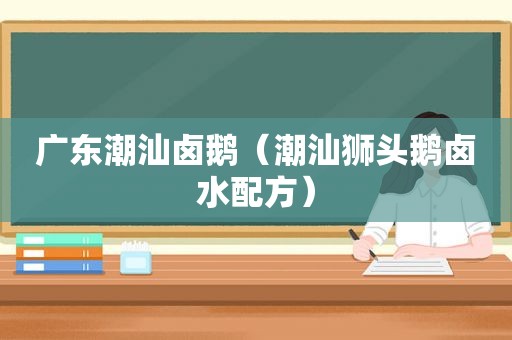 广东潮汕卤鹅（潮汕狮头鹅卤水配方）
