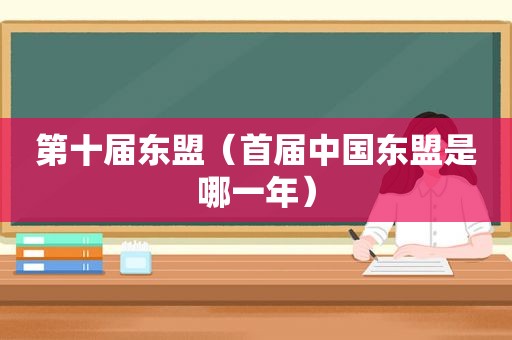 第十届东盟（首届中国东盟是哪一年）
