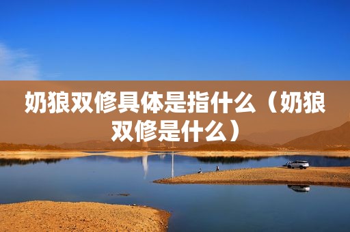 奶狼双修具体是指什么（奶狼双修是什么）