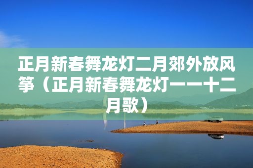 正月新春舞龙灯二月郊外放风筝（正月新春舞龙灯一一十二月歌）