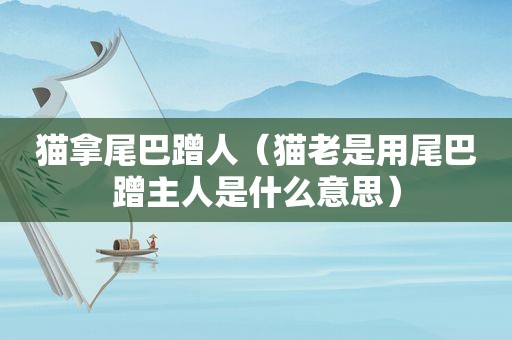 猫拿尾巴蹭人（猫老是用尾巴蹭主人是什么意思）